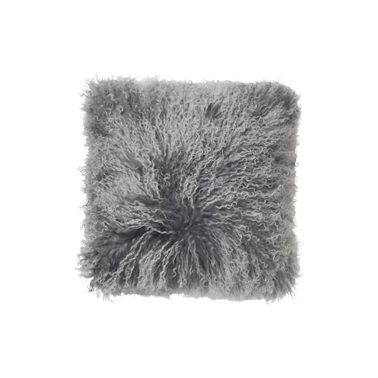 Skinnwille Shansi Kuddfodral 40x40 cm, Grey Silvertop