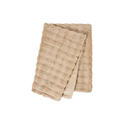 Skinnwille Tuva Pläd M 120x180 cm, Beige