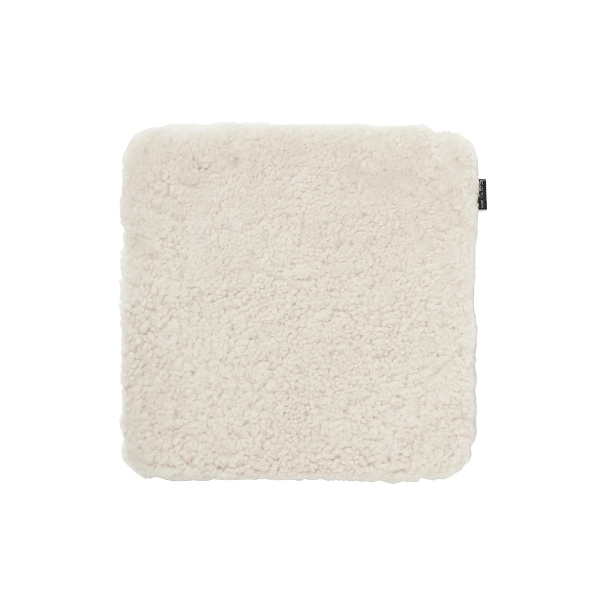 Skinnwille Curly Sittdyna 40x40 cm, Beige Moonlight