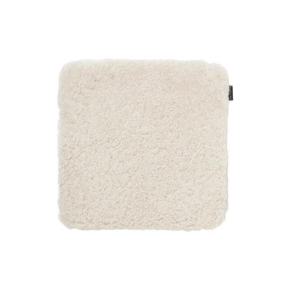Skinnwille Curly Sittdyna 40x40 cm, Beige Moonlight
