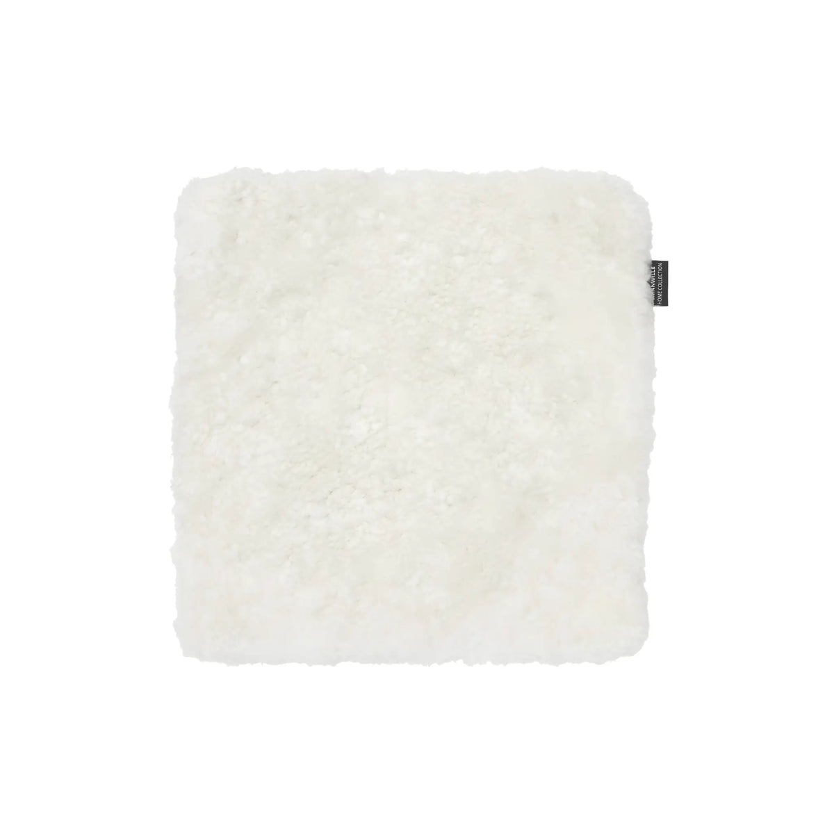 Skinnwille Curly Sittdyna 40x40 cm, Vit