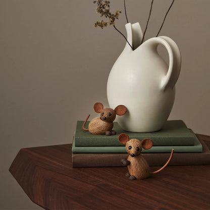 Spring Copenhagen The City Mouse Trädekoration 6,7 cm, Ek