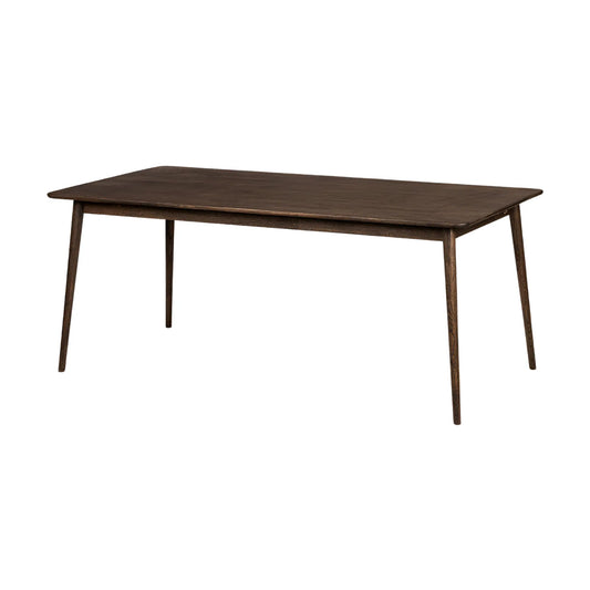 Stenexpo Nyborg Matbord 180x90 cm, Massiv Rökoljad Ek