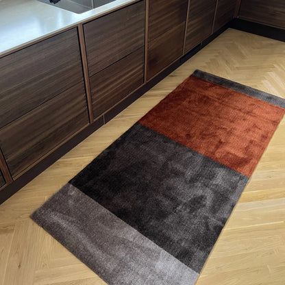 Tica Copenhagen Horizontal Matta 200x90 cm, Sand/brun/terracota