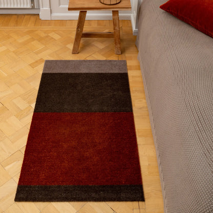 Tica Copenhagen Horizontal Matta 120x67 cm, Sand/brun/terracota