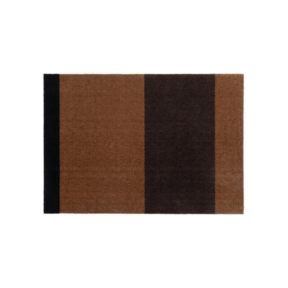 Tica Copenhagen Horizontal Matta 130x90 cm, Cognac/mörkbrun/svart