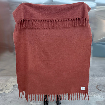 Tinted Objects Fridh Filt Mohair 130x170 cm, Rust