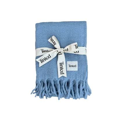 Tinted Objects Fridh Filt Mohair 130x170 cm, Blue