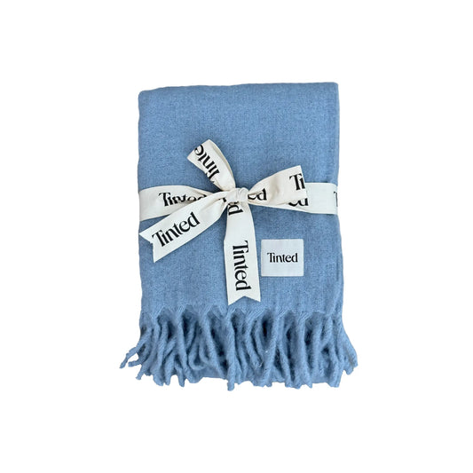 Tinted Objects Fridh Filt Mohair 130x170 cm, Blue