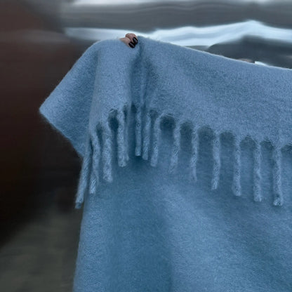 Tinted Objects Fridh Filt Mohair 130x170 cm, Blue