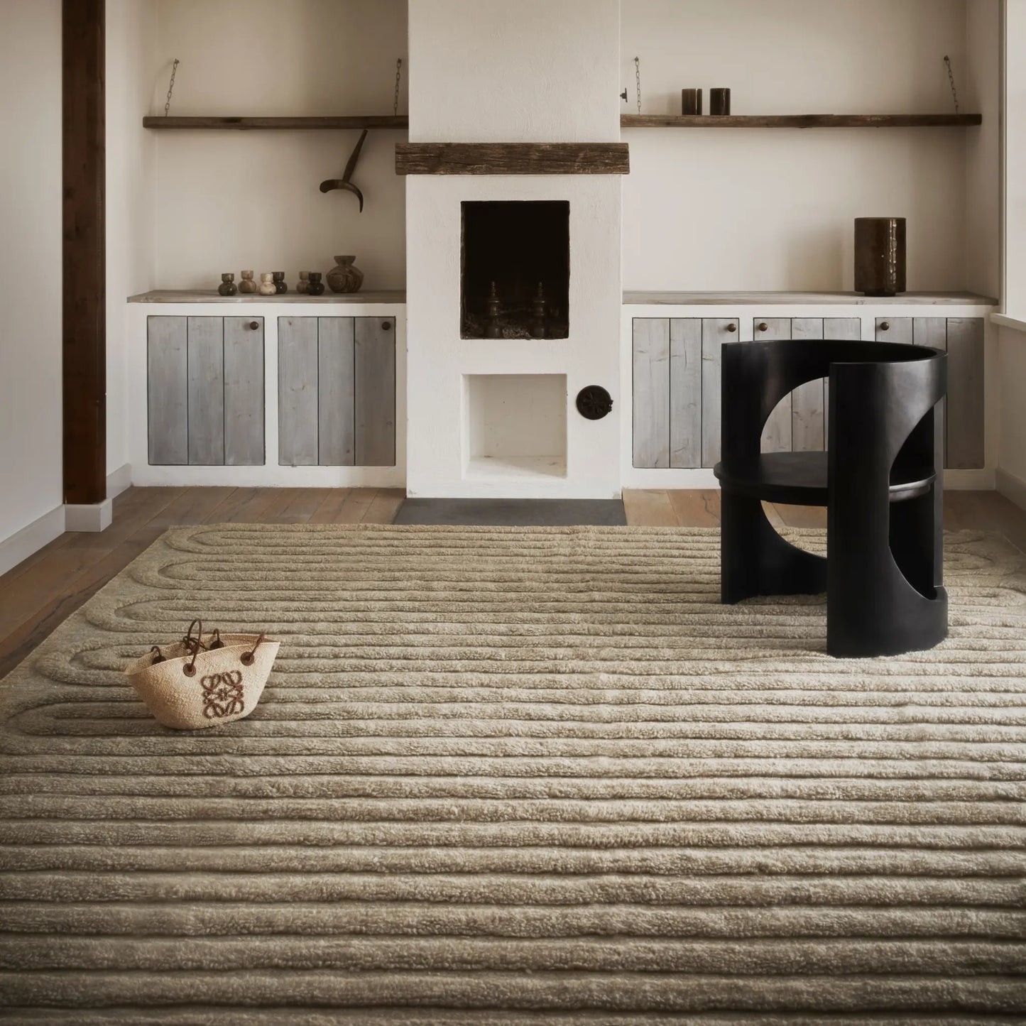 Tinted Objects Riklund Ullmatta 190x290 cm, Beige/melange