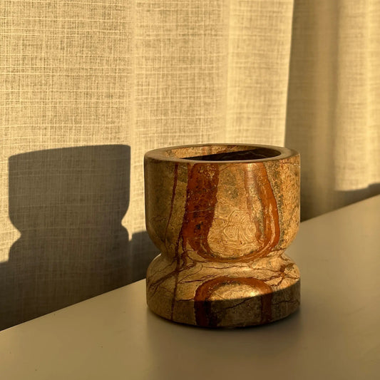 Tinted Objects Dahl Skål 15x15 cm, Röd Sten