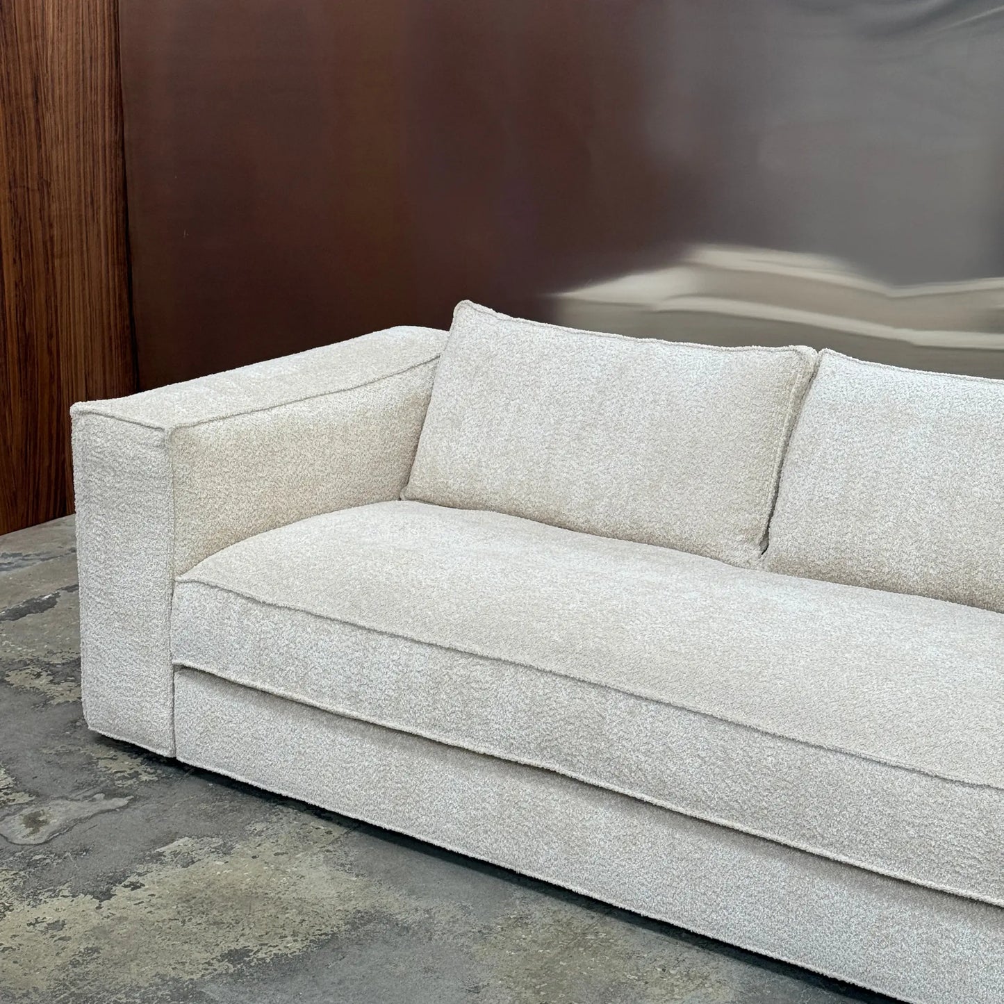 Tinted Objects Klinge Soffa Soft Bouclé, Sand