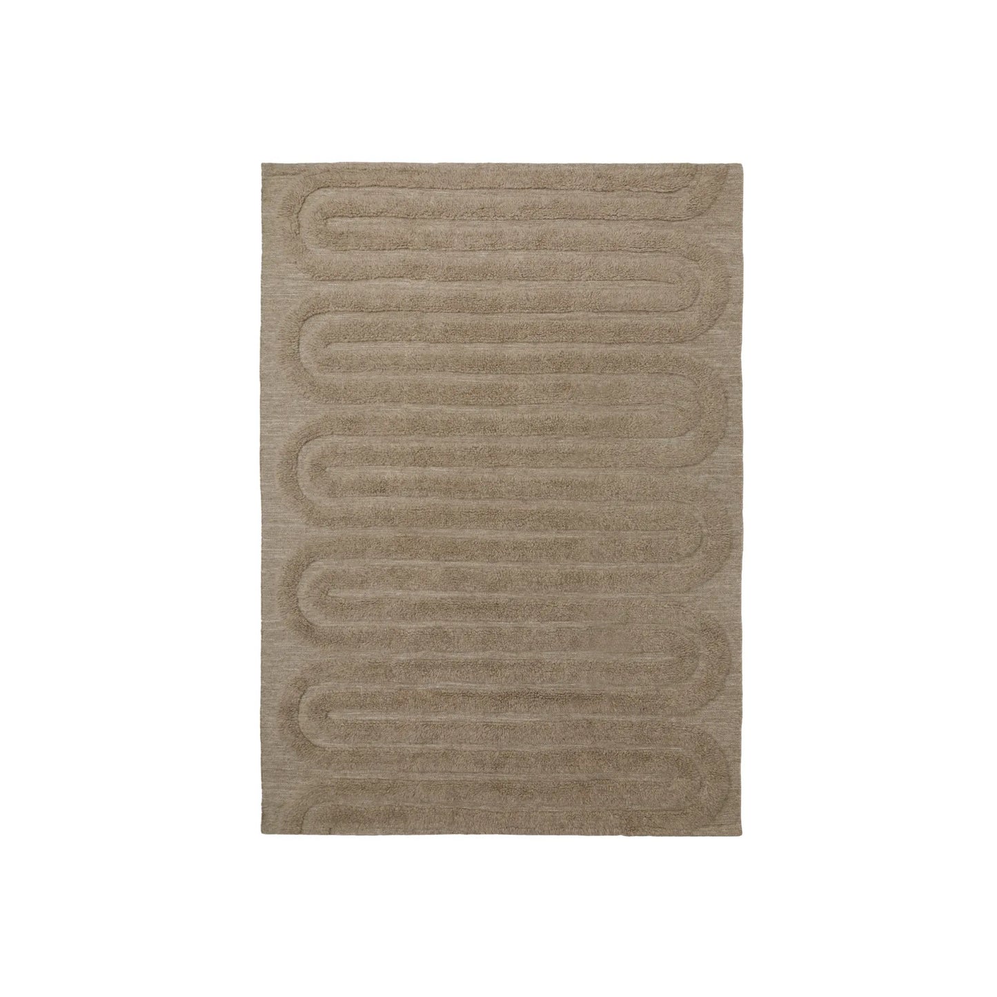 Tinted Objects Riklund Ullmatta 160x230 cm, Beige/melange