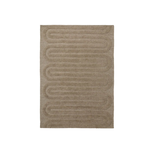 Tinted Objects Riklund Ullmatta 160x230 cm, Beige/melange
