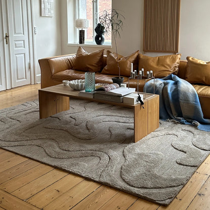 Tinted Objects Norlander Ullmatta 200x300 cm, Beige/melange