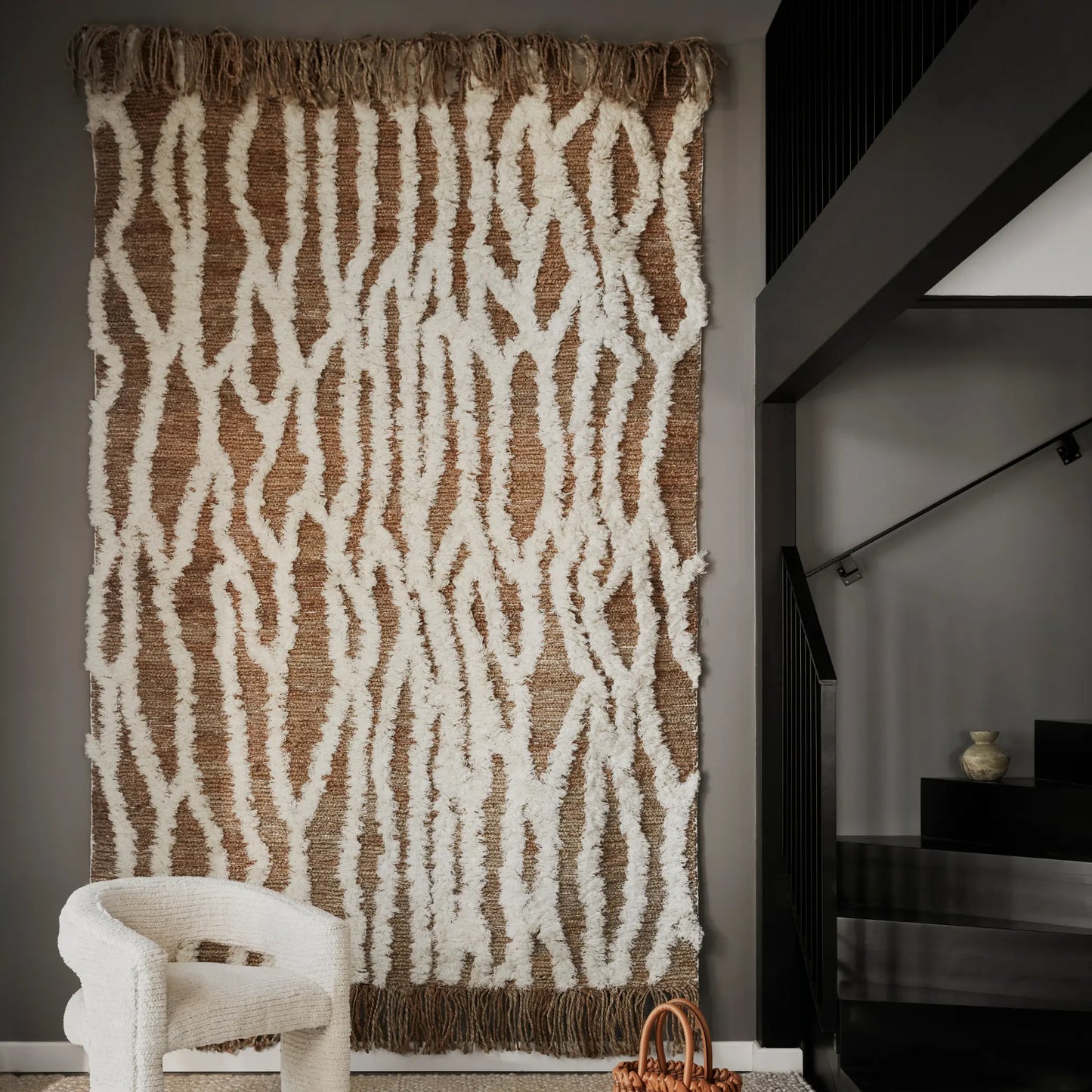 Tinted Objects Wahl Jute Matta 170x240 cm, Beige/offwhite