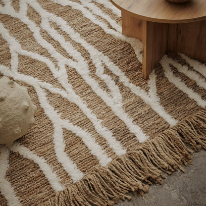 Tinted Objects Wahl Jute Matta 170x240 cm, Beige/offwhite