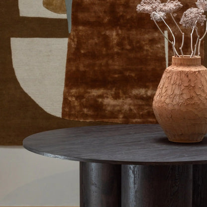 WOOOD Oona Matbord Runt Ø140 cm Mdf, Dark Brown