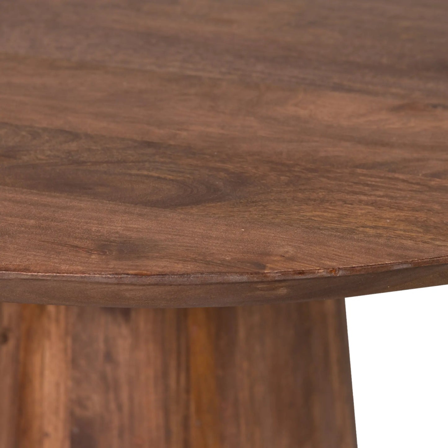 WOOOD Limit Matbord Runt Mango Ø130Cm Trä, Walnut