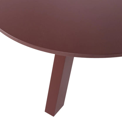 WOOOD Rhonda Matbord Ø129 cm Ek, Burgundy Red