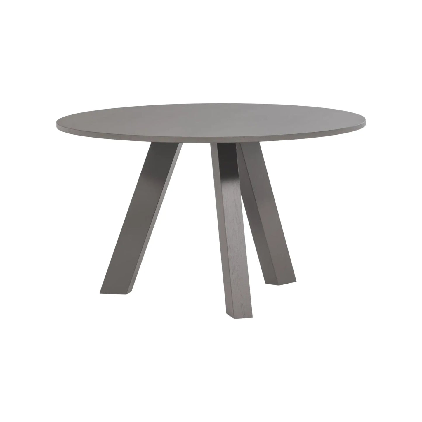WOOOD Rhonda Matbord Ø129 cm Ek, Warm Grey