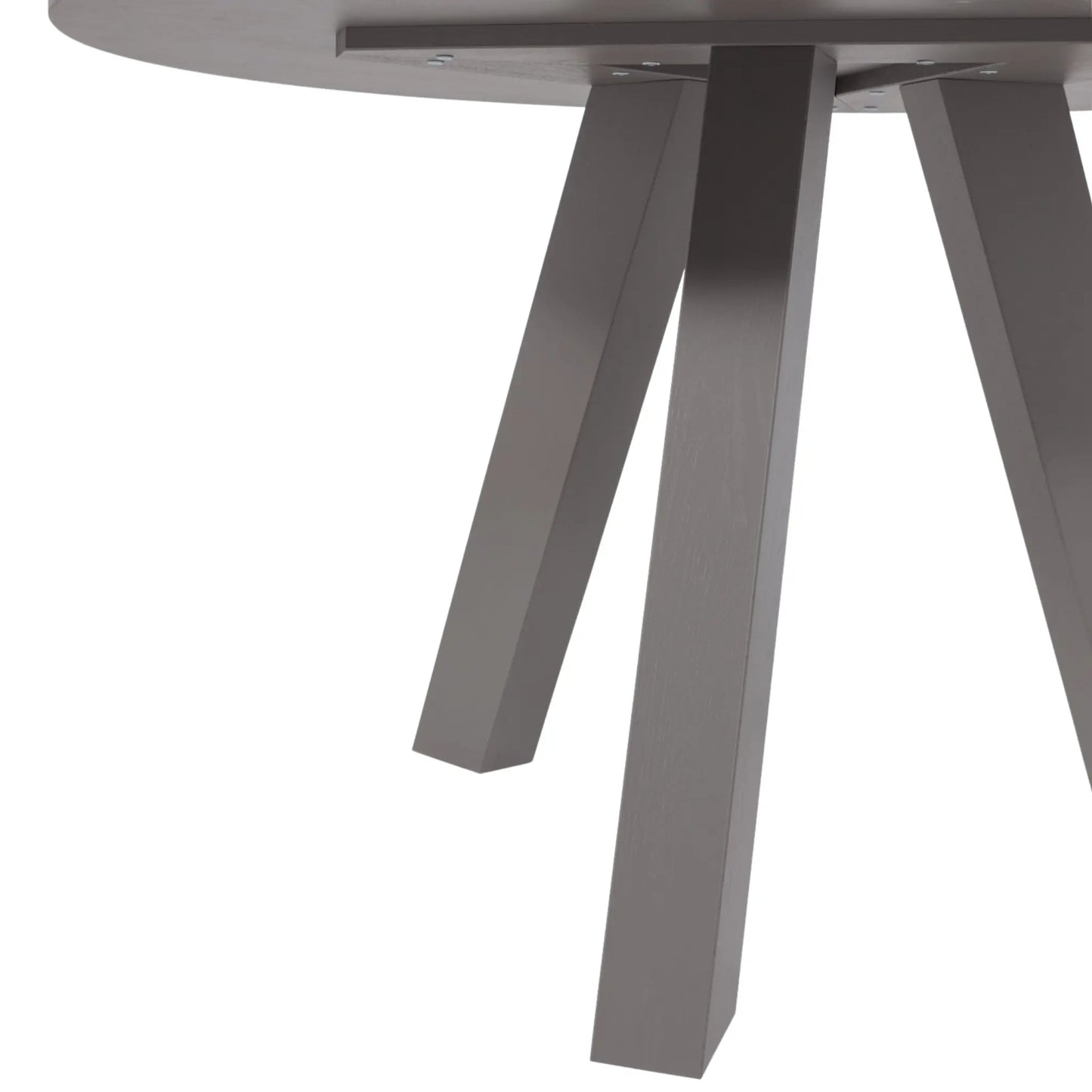 WOOOD Rhonda Matbord Ø129 cm Ek, Warm Grey