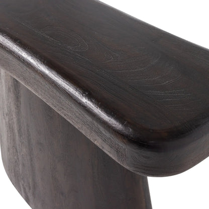 WOOOD Amco Sidobord Mangoträ, Dark Brown