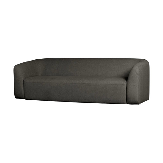 WOOOD Sloping 3-Sits Soffa, Grå/Svart Melange