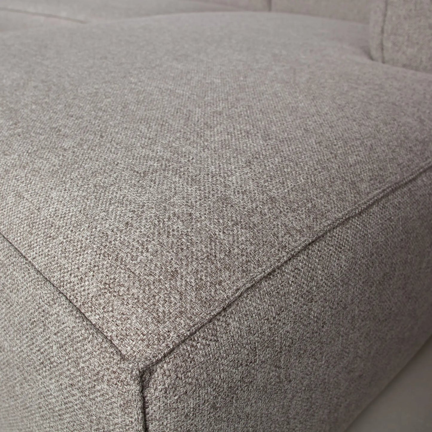 WOOOD Bean Hörnsoffa Höger Inkl. Kuddar, Light Grey Melange