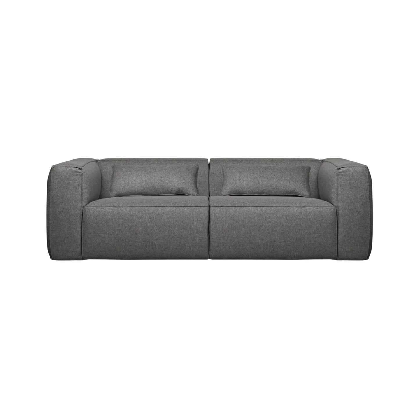 WOOOD Bean 3,5-Sits Soffa Inkl. Kuddar Mid, Grey Melange