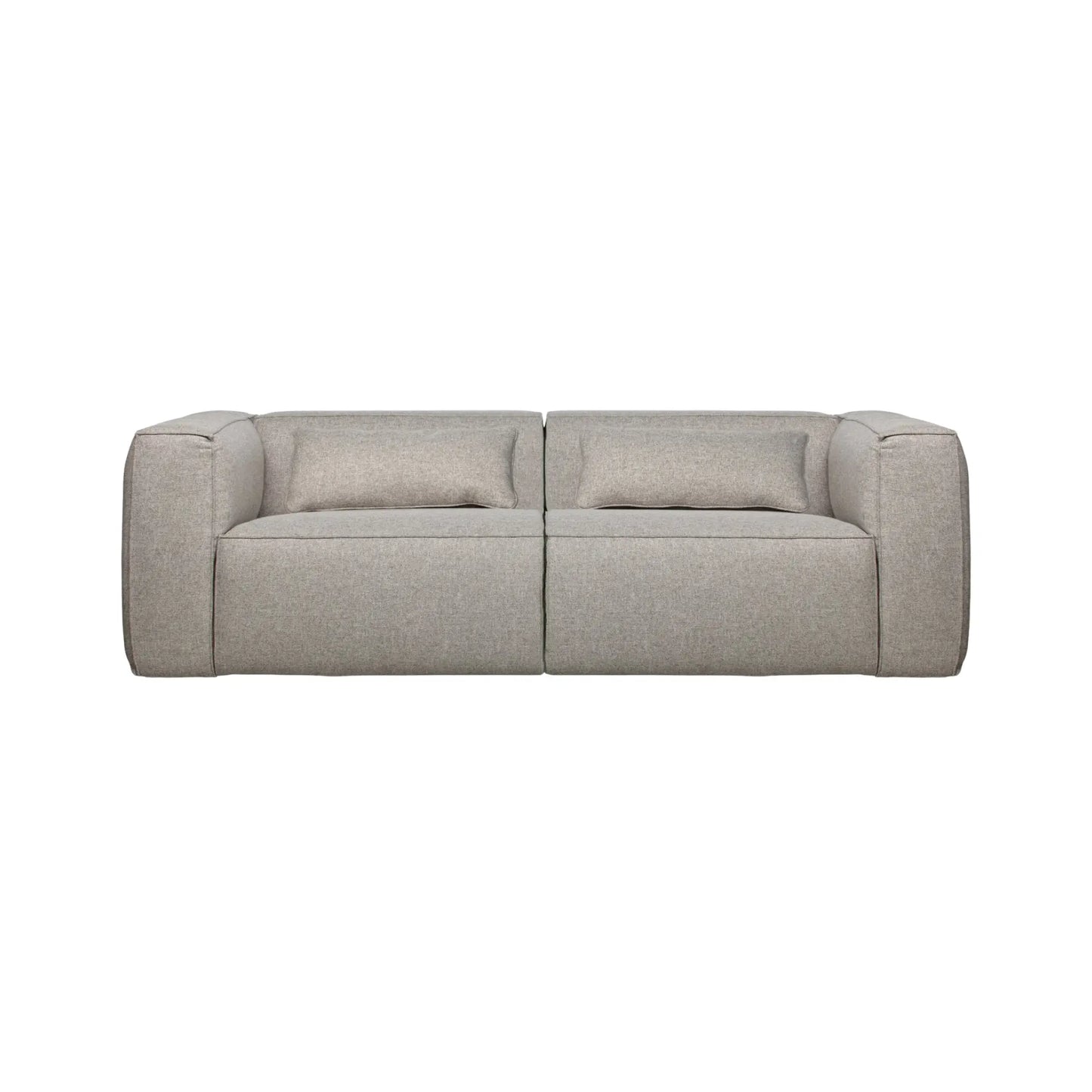 WOOOD Bean 3,5-Sits Soffa Inkl. Kuddar, Light Grey Melange