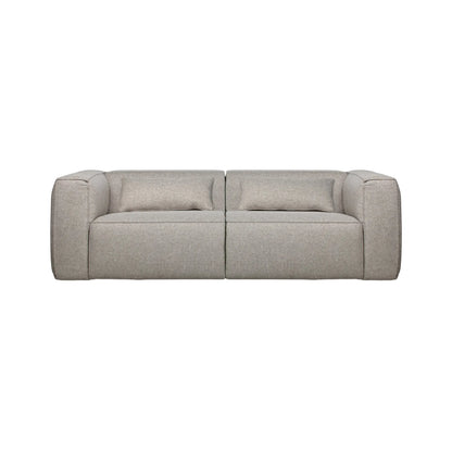 WOOOD Bean 3,5-Sits Soffa Inkl. Kuddar, Light Grey Melange