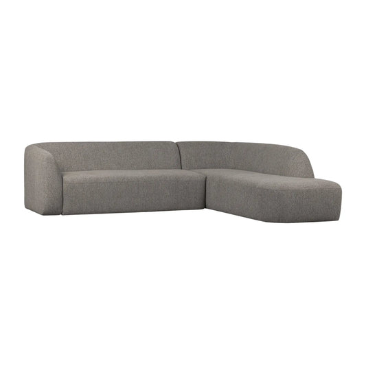 WOOOD Sloping Hörnsoffa Höger, Grey Melange