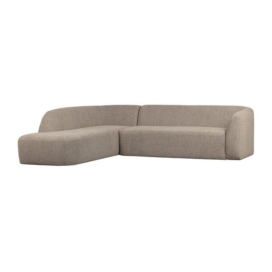 WOOOD Sloping Hörnsoffa Vänster, Natural Melange