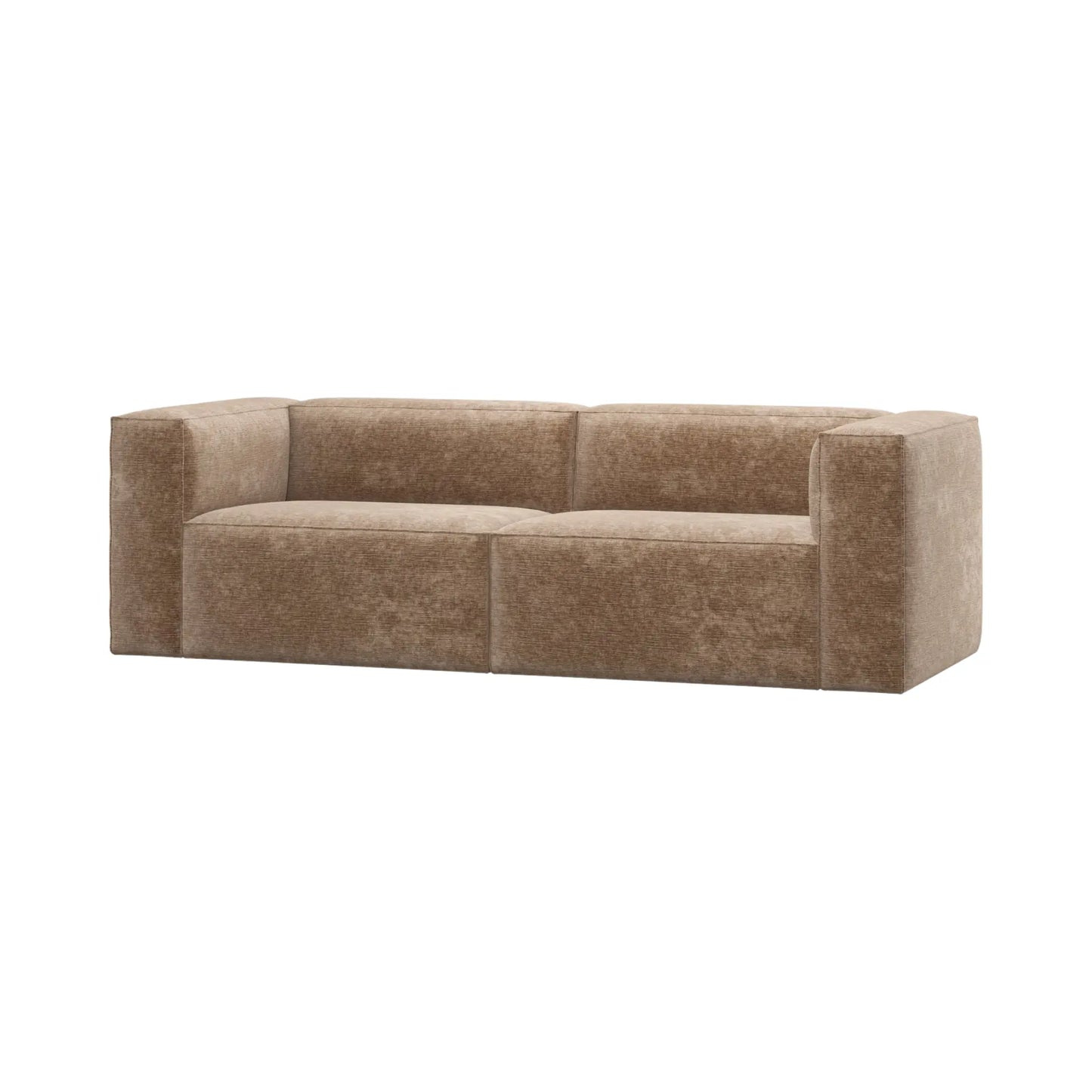 WOOOD Bean 3,5-Sits Soffa Chenille Velvet, Taupe