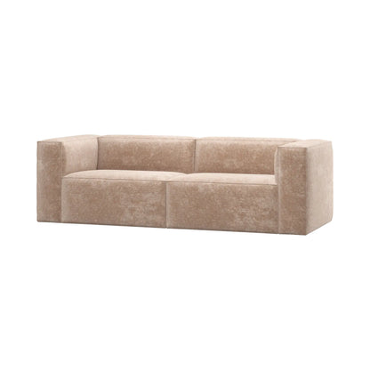 WOOOD Bean 3,5-Sits Soffa Chenille Velvet, Natural