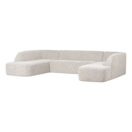 WOOOD Sloping Soffa U-Shape Pearl, Melange