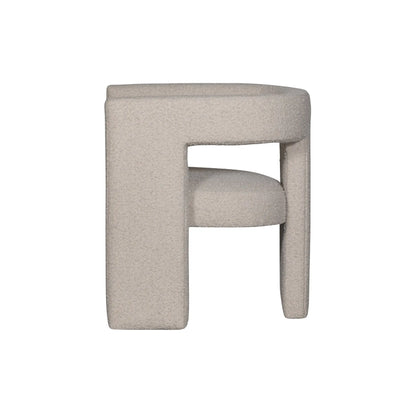 WOOOD Tiwa Fåtölj Bouclé, Beige