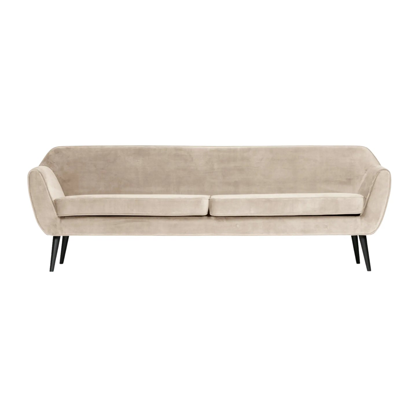 WOOOD Rocco Xl Soffa 230 cm Sammet, Off White