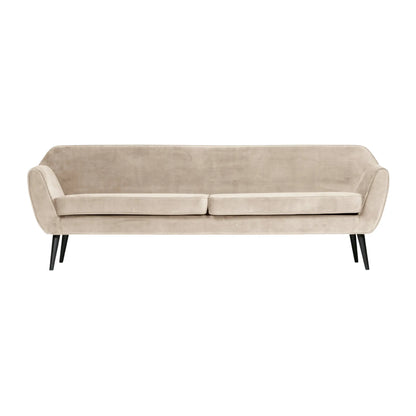 WOOOD Rocco Xl Soffa 230 cm Sammet, Off White