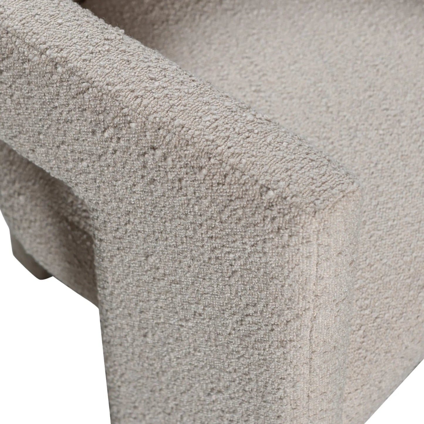 WOOOD Tiwa Fåtölj Bouclé, Beige