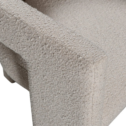 WOOOD Tiwa Fåtölj Bouclé, Beige