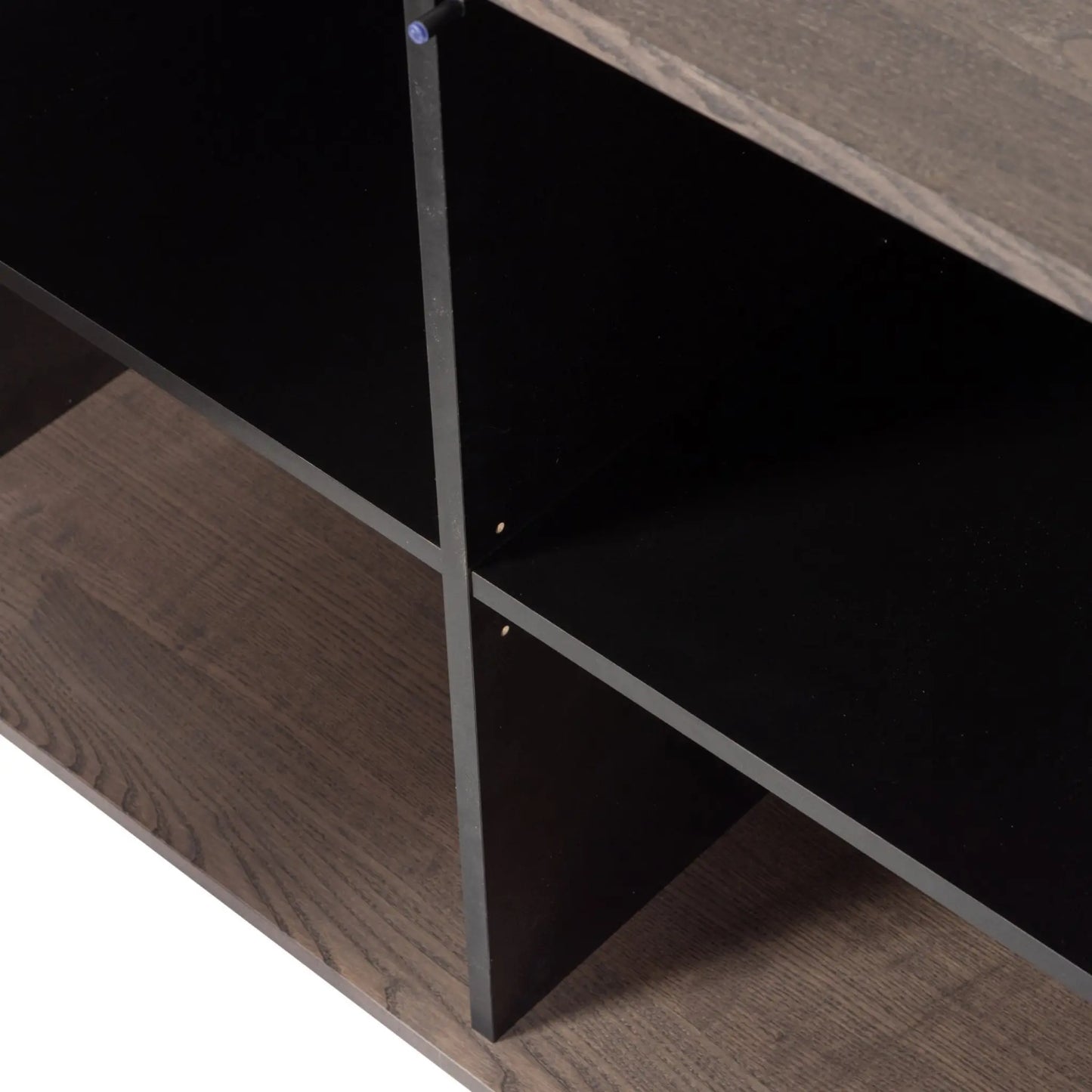 WOOOD New Gravure Skänk 200 cm Askfanér, Espresso