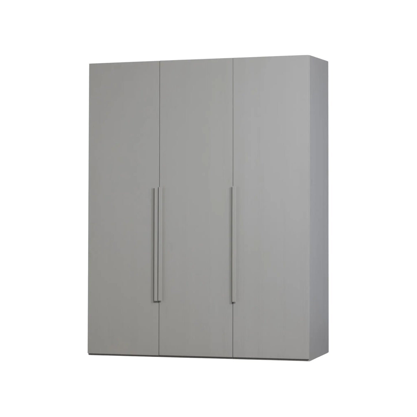 WOOOD Rens Garderob 3-dörrar Långt handtag, Pebble Grey