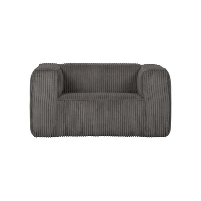 WOOOD Bean Fåtölj Ribbat Tyg, Terrazzo