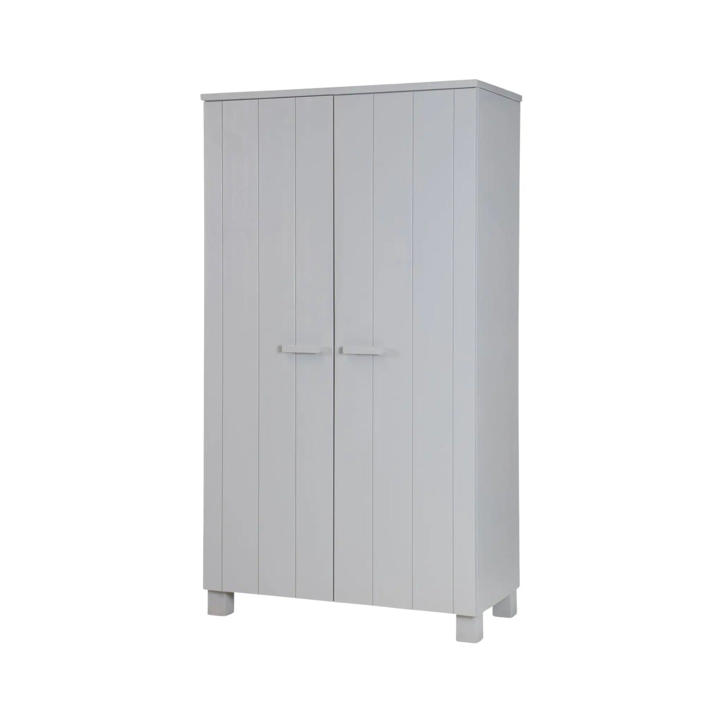 WOOOD Dennis Garderob Furu, Concrete Grey