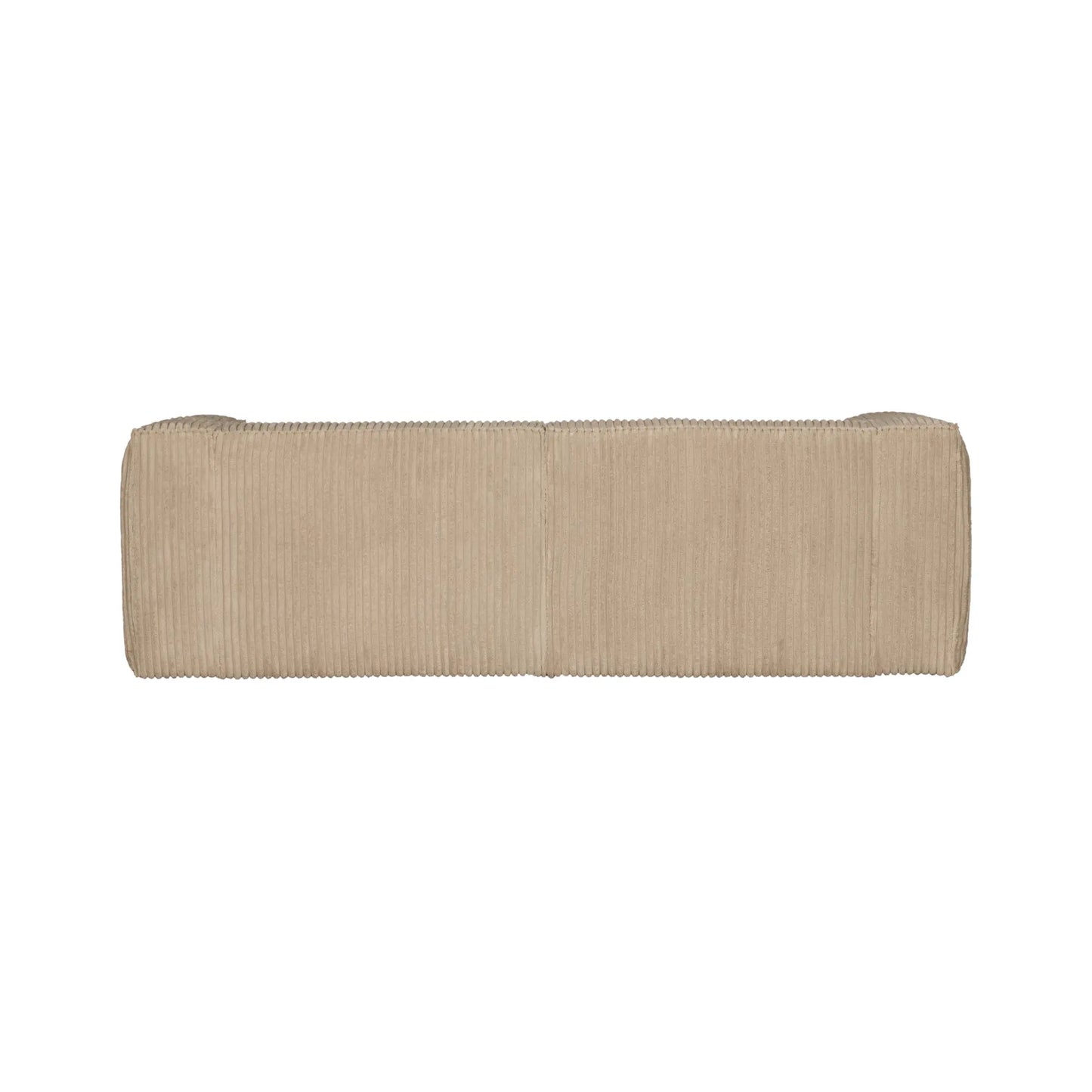 WOOOD Bean 3,5-Sits Soffa Ribbat Tyg, Travertin