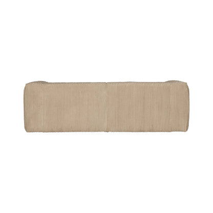 WOOOD Bean 3,5-Sits Soffa Ribbat Tyg, Travertin