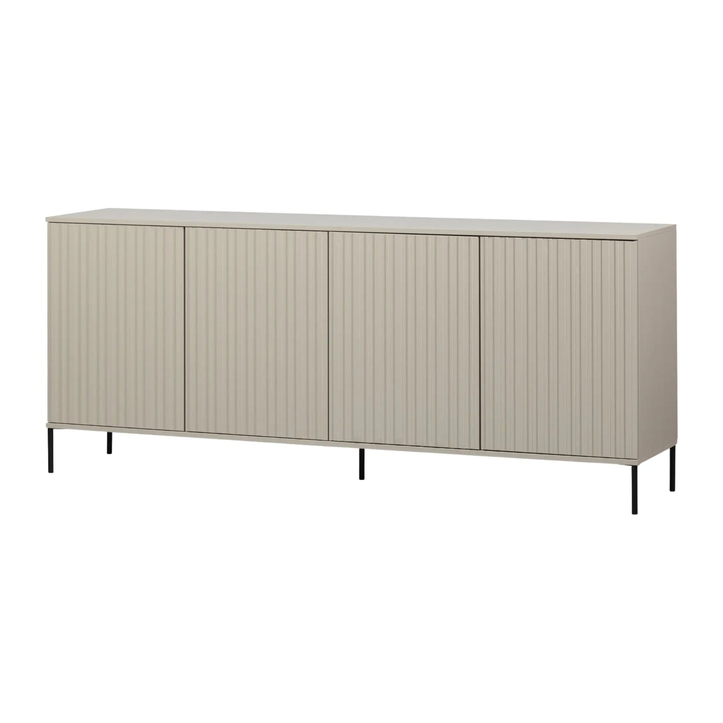 WOOOD New Gravure Skänk 200 cm I Furu, Dust